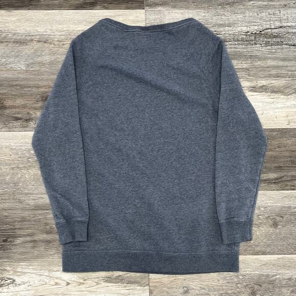 Nike UNC North Carolina Tarheels Heather Blue Women M Fleece Pullover Sweatshirt - Picture 3 of 9